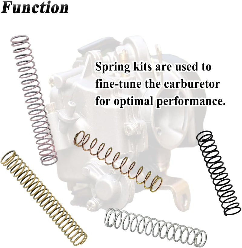 Zeiboat 20 PCS 1464 Carburetor Step Up Springs, Five Lengths - Image 4